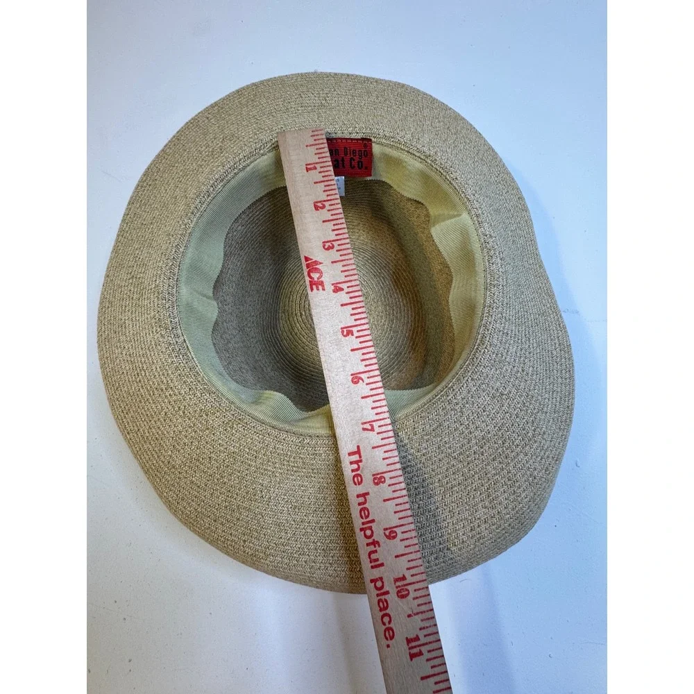 San Diego Hat Co Womens Wide Brim Sun Hat Tan Packable Beach Resort One Size